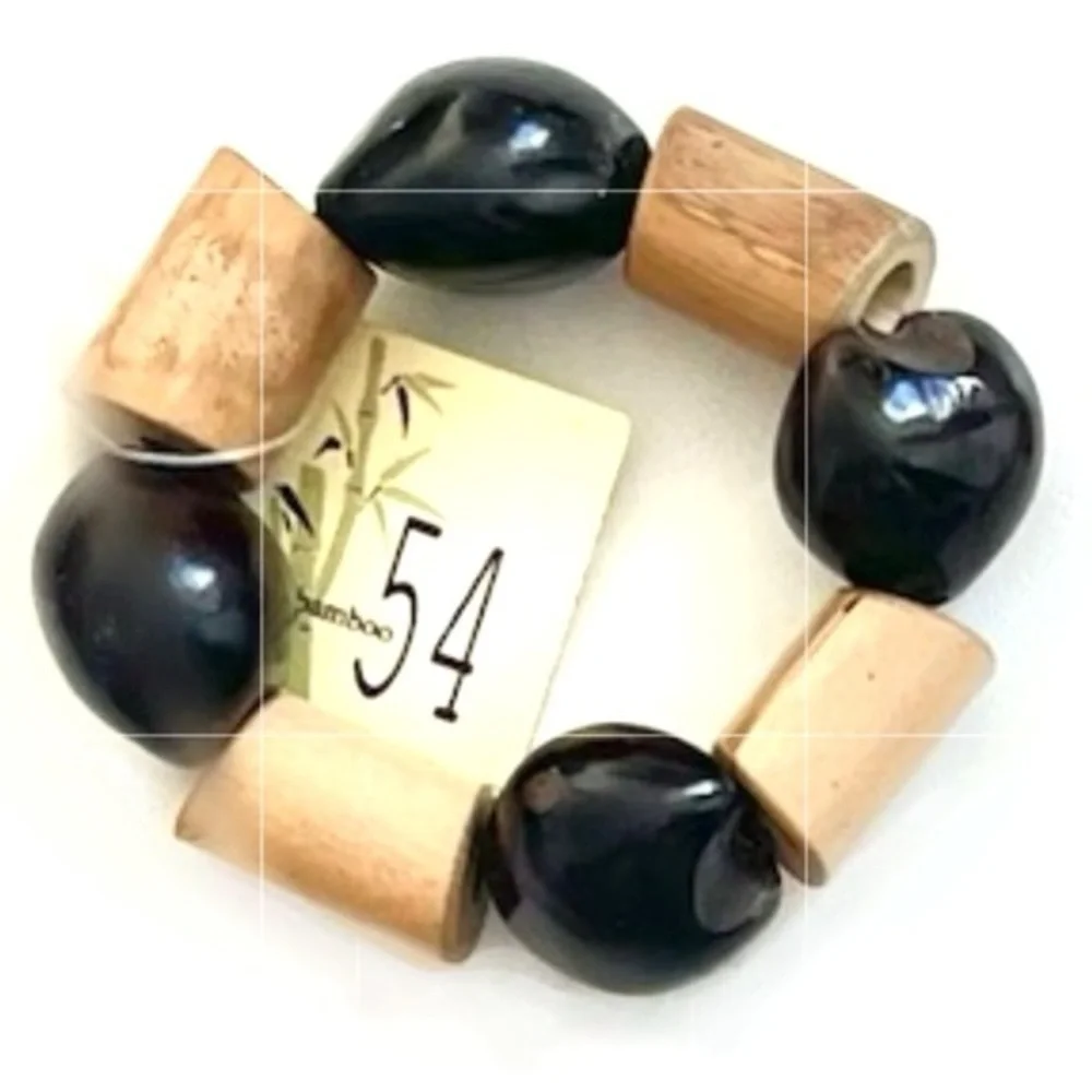 5 for $25! Authentic Bamboo Stretch Bracelet!!